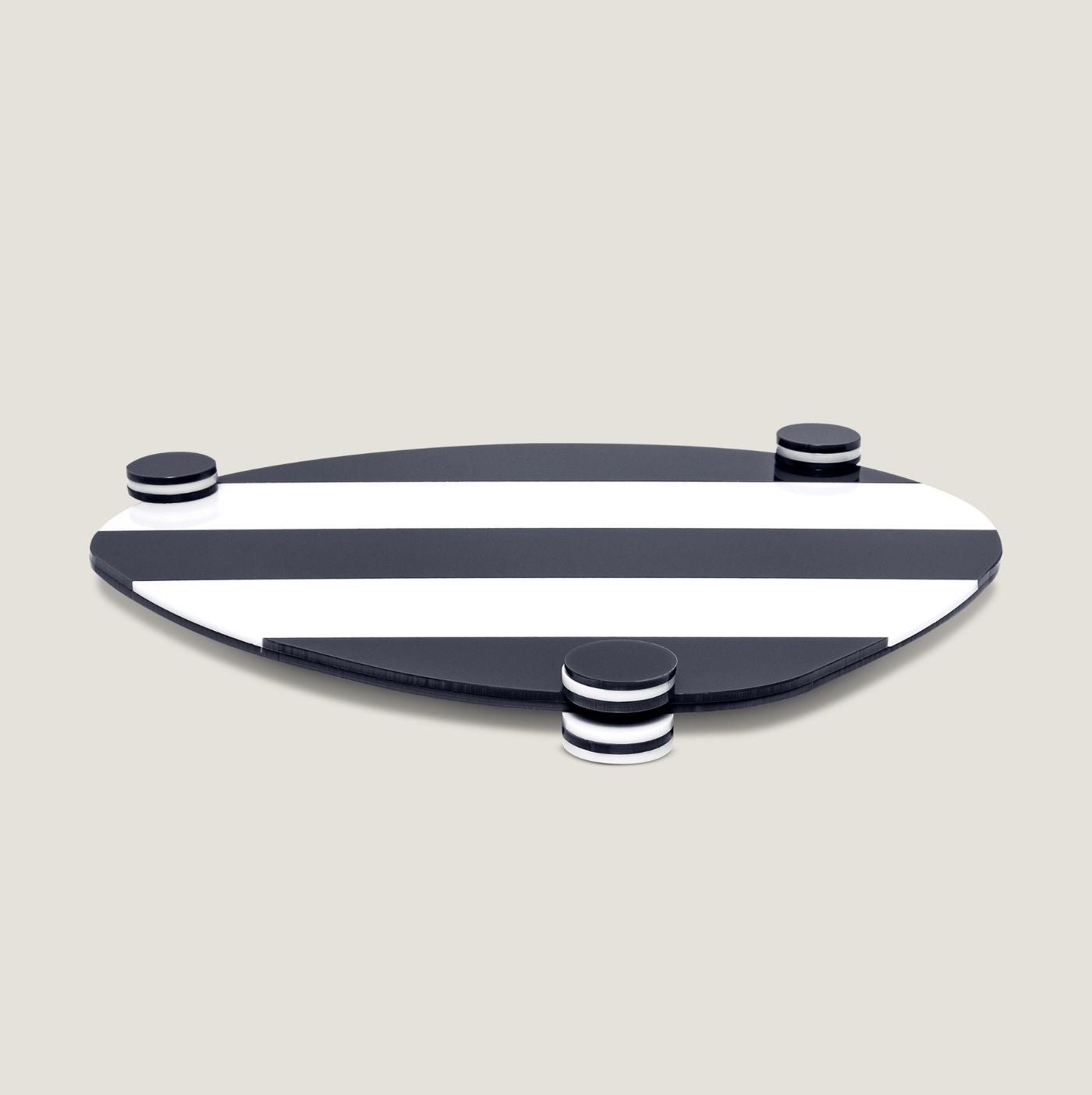 Serving P Stripes Black