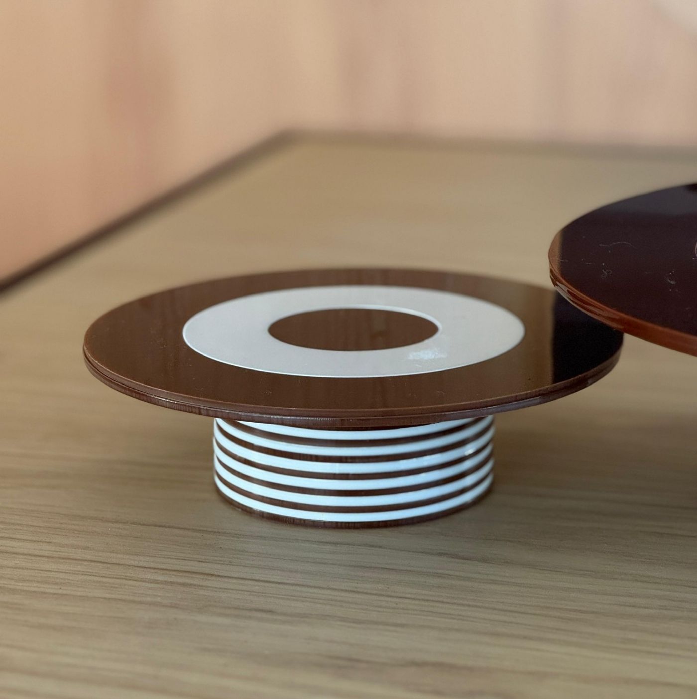 Mini Cake Stripes Brown