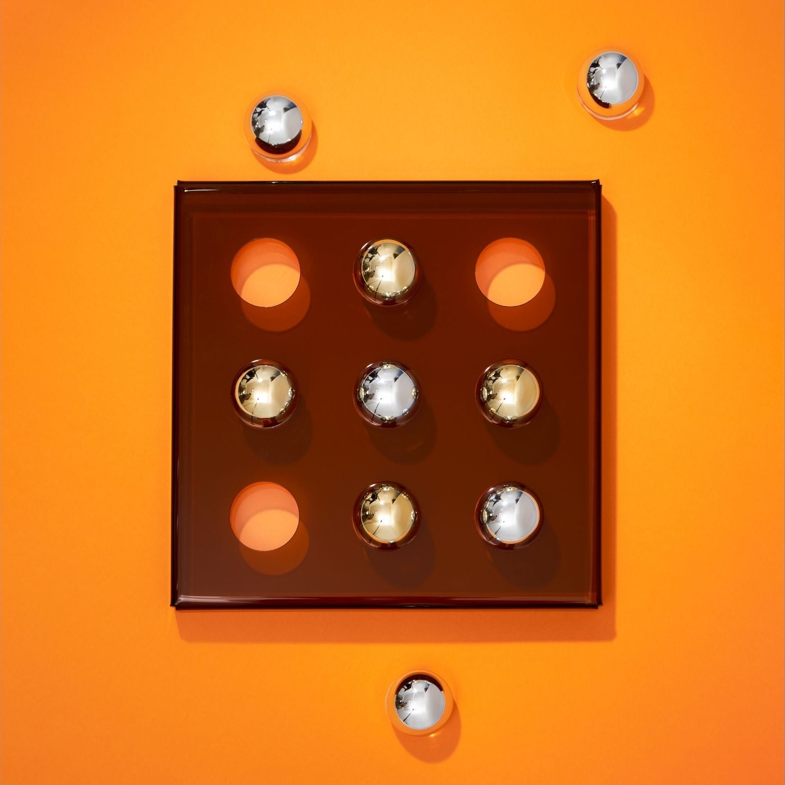 Tic Tac Toe Brown