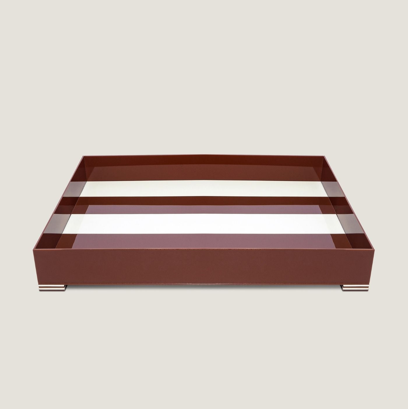 Flat Big Stripes Brown