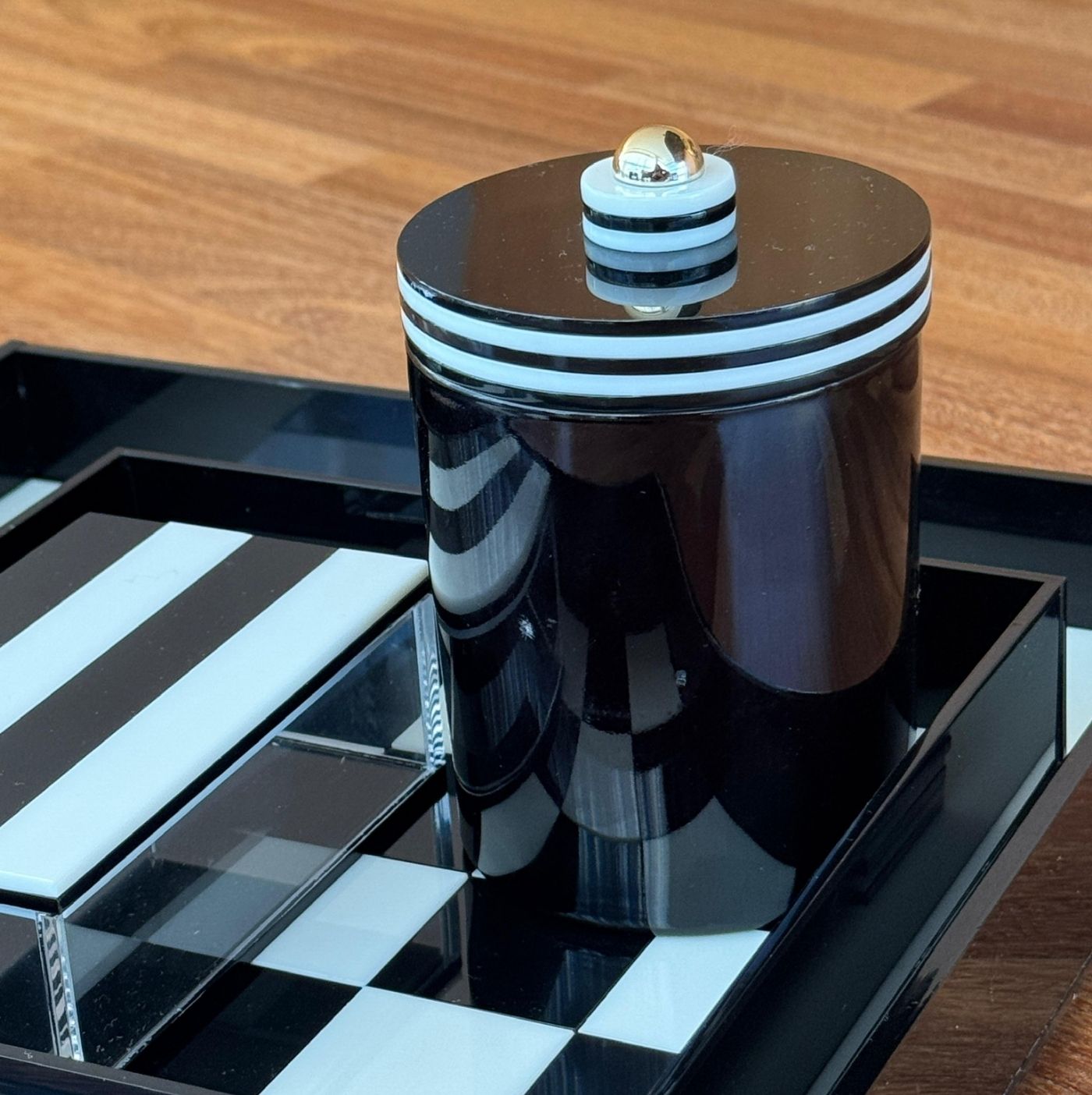 Candle Stripes Black