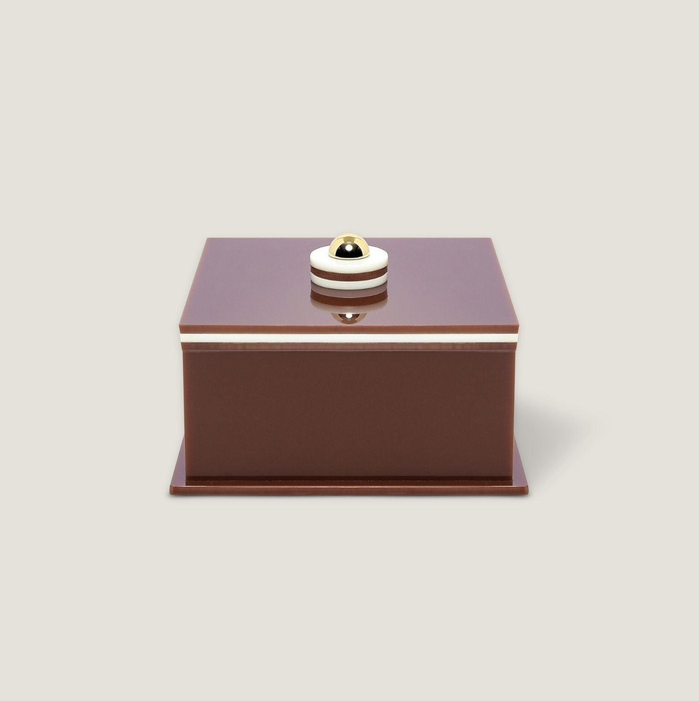 Micro Box Stripes Brown