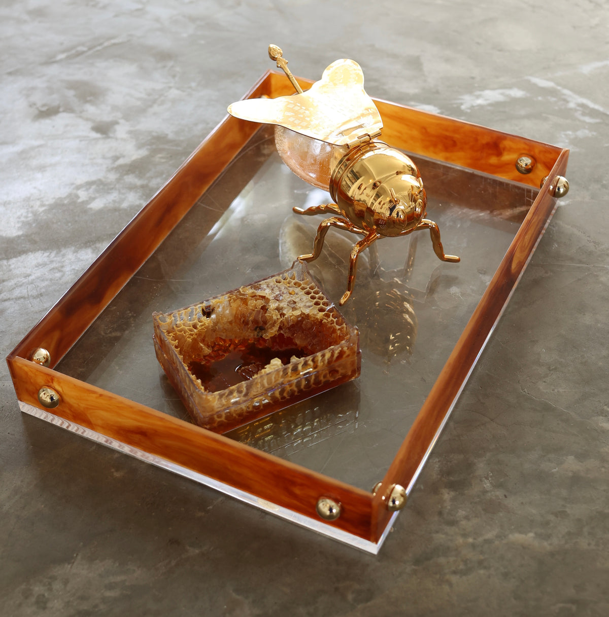 Bandeja Flat Honey Small