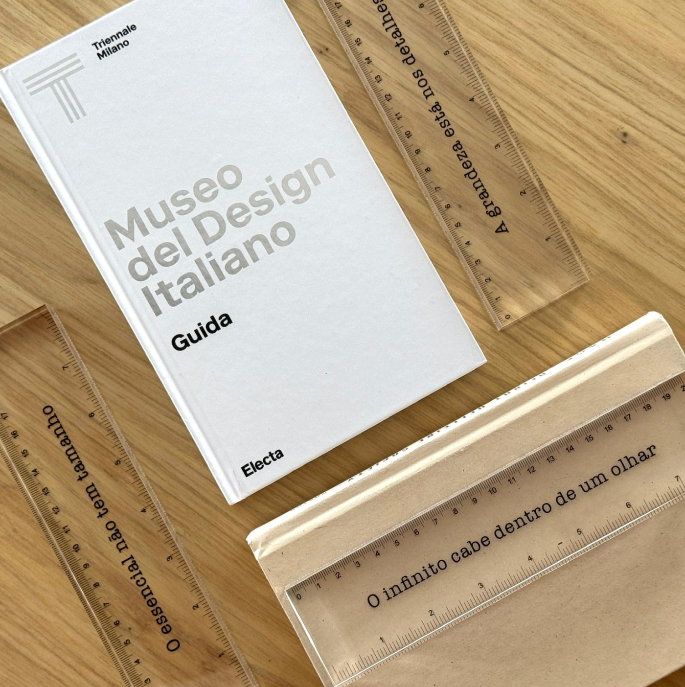 Mini regua O infinito cabe dentro de um olhar
